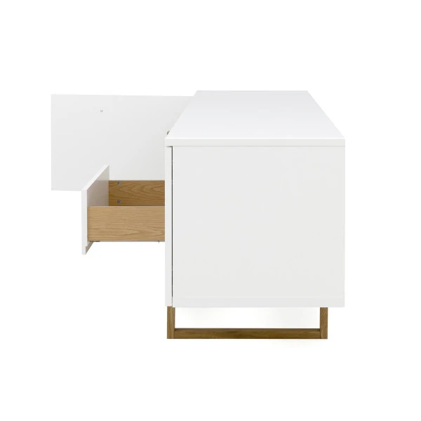 Modern Tv-meubel Met Eiken - Afbeelding 5