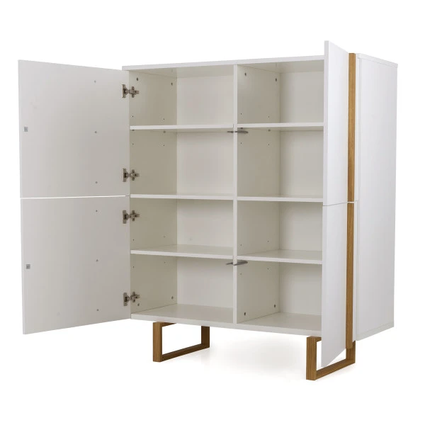 Moderne Bergkast Met Eiken - Afbeelding 6