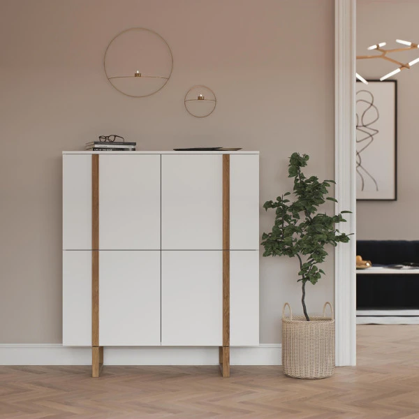 Moderne Bergkast Met Eiken - Afbeelding 7