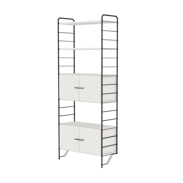 Witte Wandkast Samenstellen - Afbeelding 4