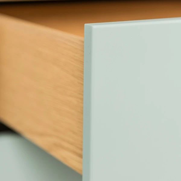 Mat Tv-meubel Met Eiken Blad - Afbeelding 8