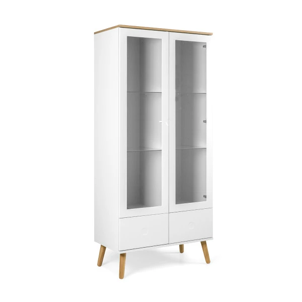 Hoge Vitrinekast Mat - Afbeelding 3