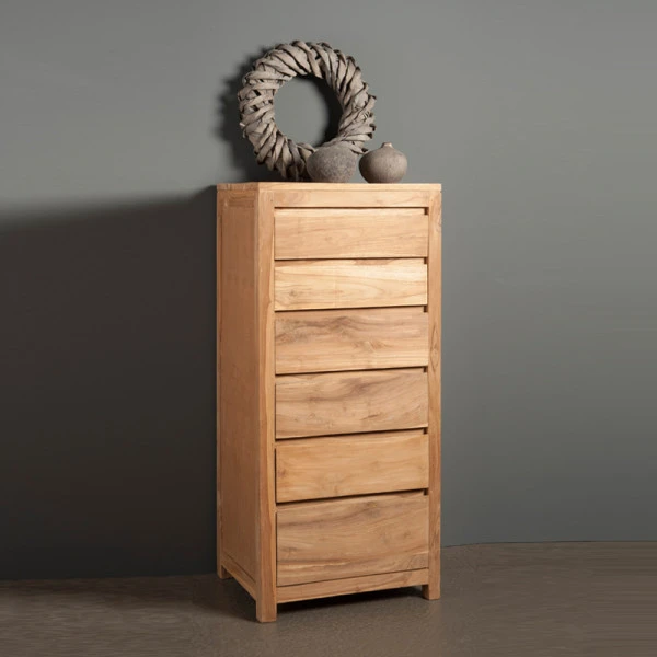 Ladekast Teakhout Met 6 Lades