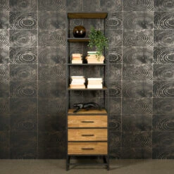 Smalle Open Kast Van Teakhout