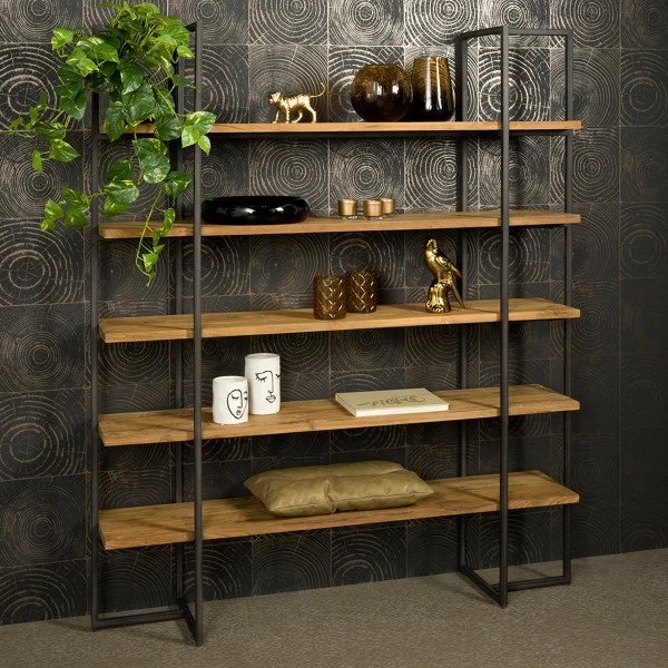 Teakhouten Stellingkast