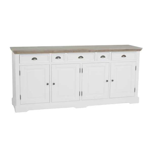 Landelijk Dressoir Wit 200 Cm - Afbeelding 2
