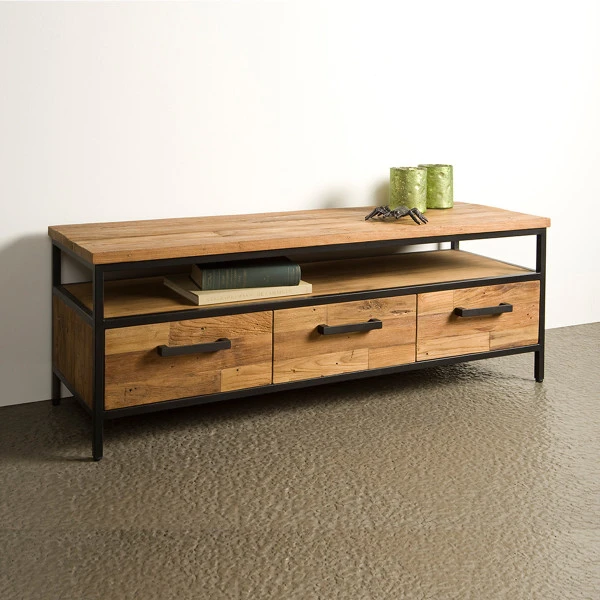 Teakhouten Tv-meubel Met Lades