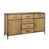 Dressoir Gerookt Eiken 160 Cm