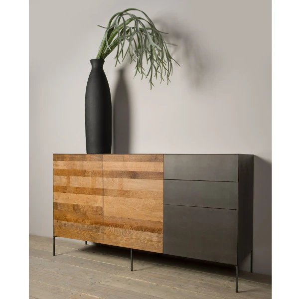 Dressoir Metaal En Teak