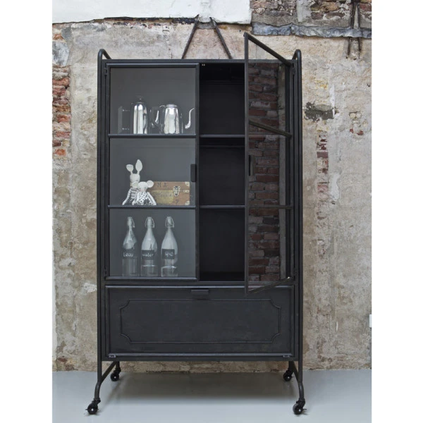 BePureHome Vitrinekast Op Wielen - Afbeelding 6