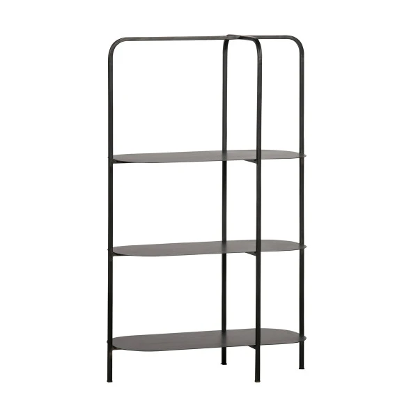 WOOOD Zwart Stellingkastje Ovaal - Afbeelding 3