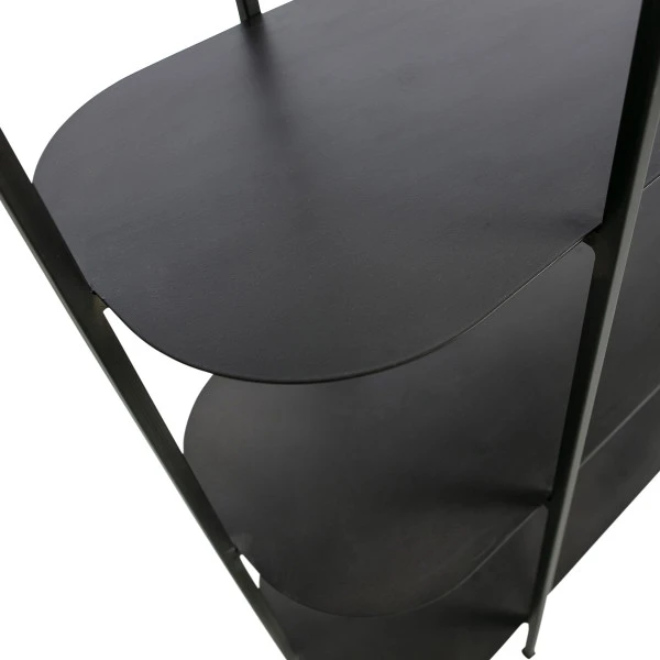 WOOOD Zwart Stellingkastje Ovaal - Afbeelding 6