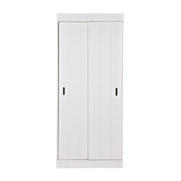 WOOOD Witte Kast Met Schuifdeuren