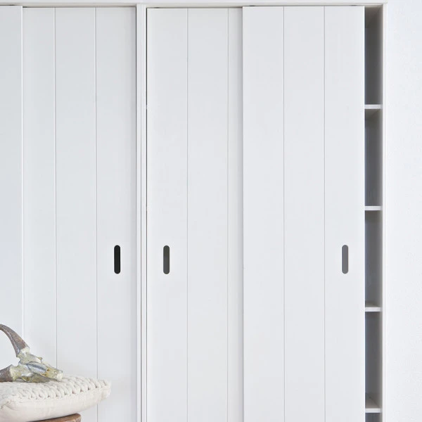 WOOOD Witte Kast Met Schuifdeuren - Afbeelding 4