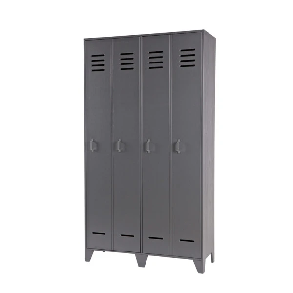 WOOOD Hoge Lockerkast Van Grenen - Afbeelding 3