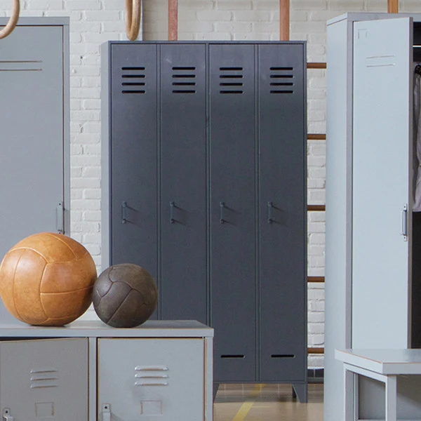 WOOOD Hoge Lockerkast Van Grenen - Afbeelding 7