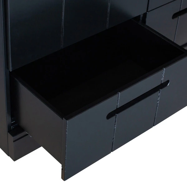 WOOOD Zwarte Kledingkast 2-deurs Met Lades - Afbeelding 8